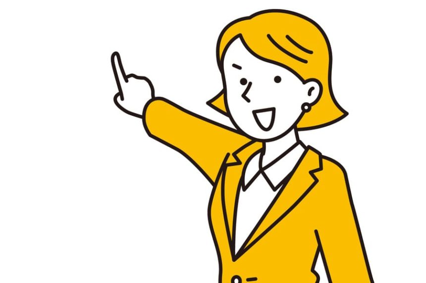 レジ操作を教える人